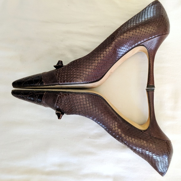 MOVING SALE! Fierce Crocodile & Snakeskin Stilettos - Picture 3 of 5